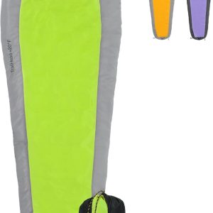 TETON Sports 20F and 5F Degree Sleeping Bags; Lightweight, Warm Mummy Sleeping Bag, Camping, Backpacking, Hiking